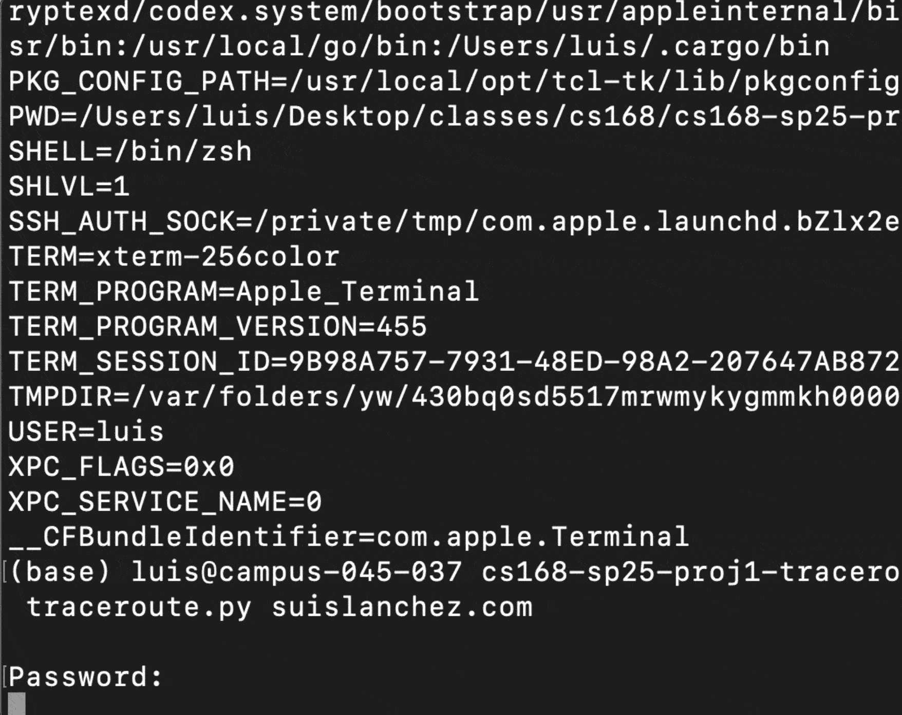 Traceroute Animation